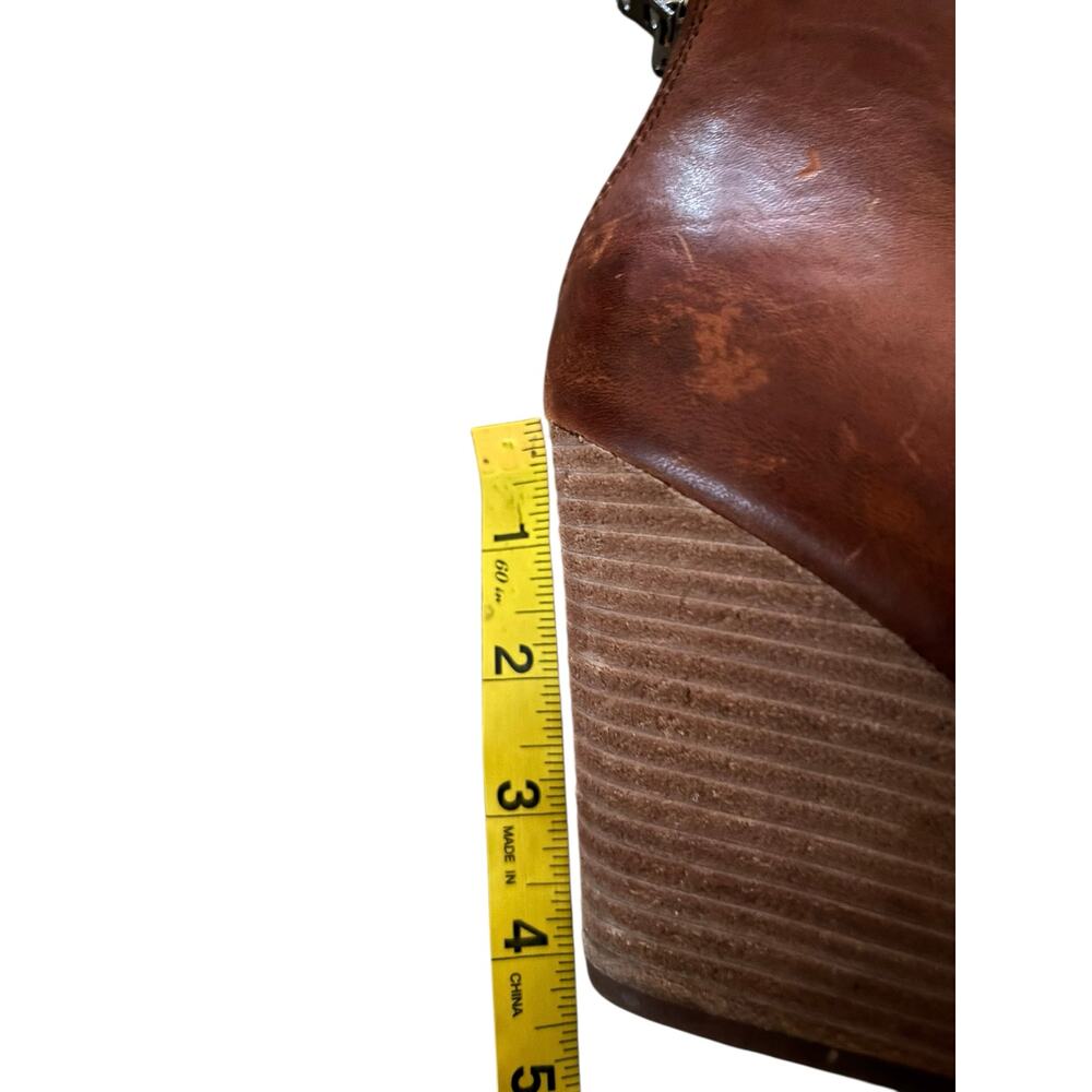 Brown Leather Ankle Boots - Picture 8 of 10